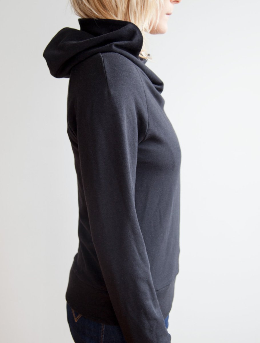 Cowl Neck Hoodie - simulacra